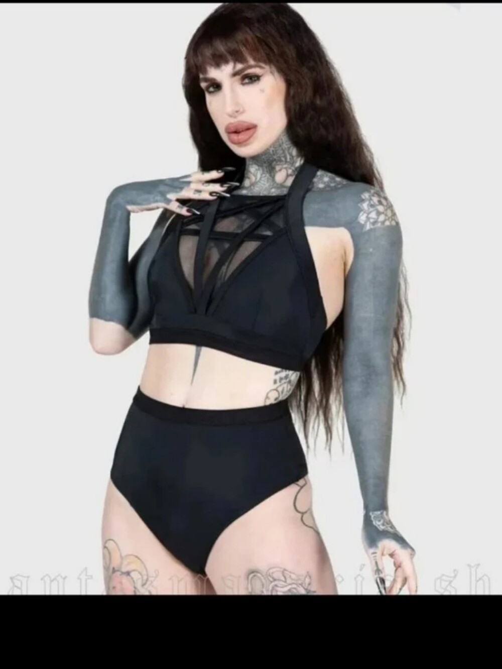 Killstar Kraken Awakes Pentagram Bikini Hot Topic Dollskill Widow Sourpuss